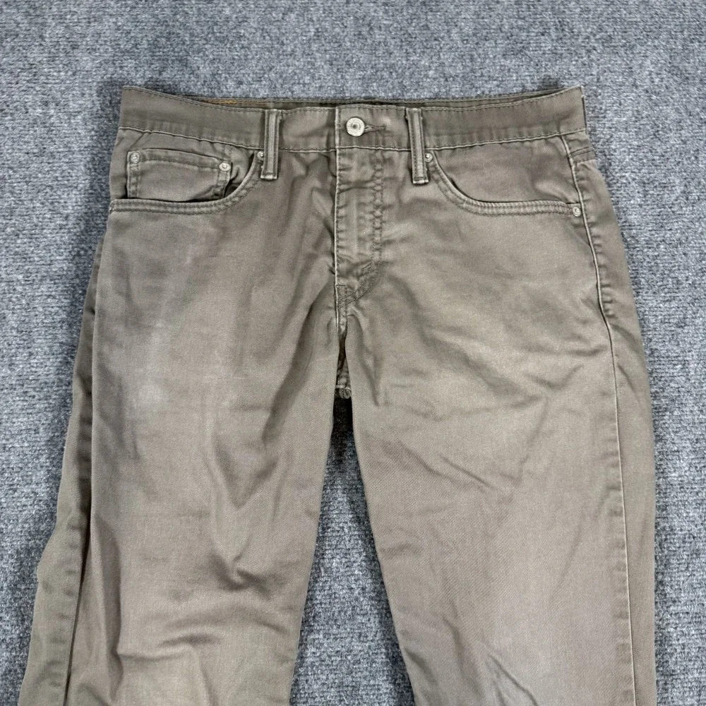Levi's Jeans Mens 32x32 (Fits 32x31) Bronze Beige 511 Slim‎ Fit Stretch